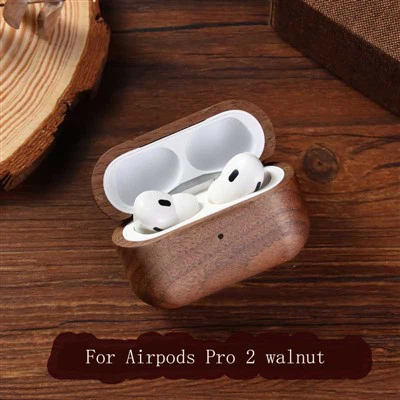 Caso de madeira AirPod Pro 2